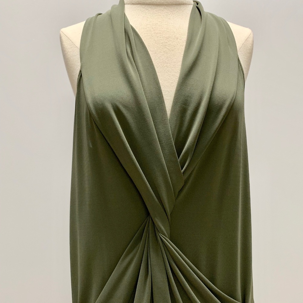 Mini Dress Halter Twisted Knot Top Tight Skirt - Picture 2 of 7